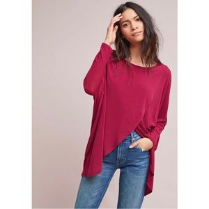 Anthropologie Akemi + Kin Oversized Crossover Top